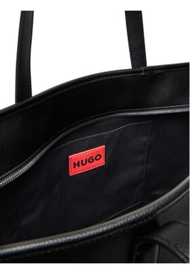 Hugo - HUGO Torebka Chris 2.0 50546965 Czarny. Kolor: czarny. Materiał: skórzane