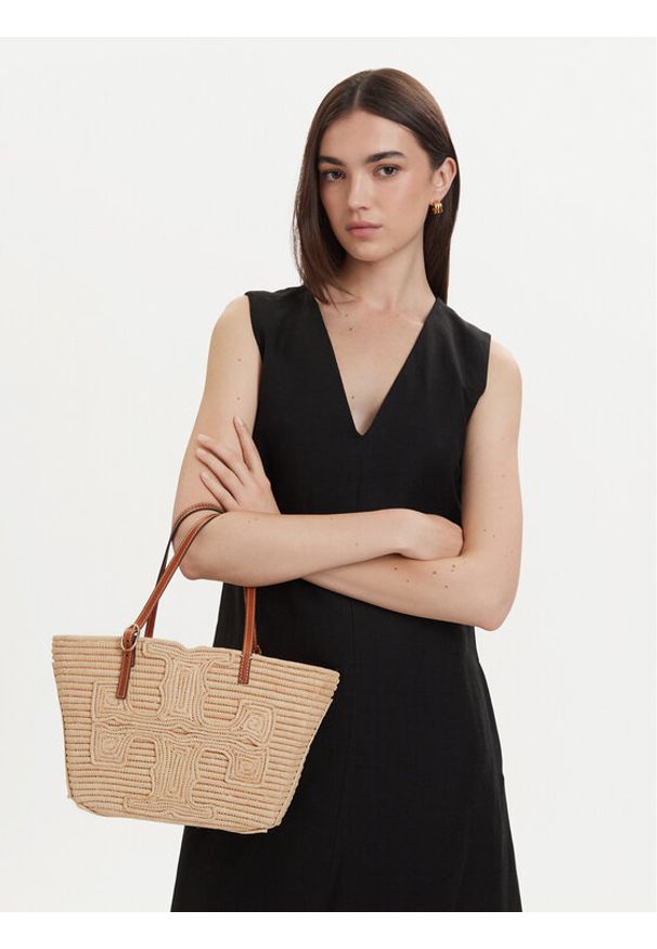Tory Burch Torebka Ella 183825 Beżowy jasny. Kolor: beżowy