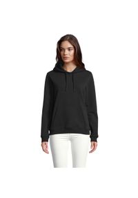 SOL'S - Bluza damska z kapturem Sol's Nicholas. Typ kołnierza: kaptur. Kolor: czarny. Materiał: dresówka #1