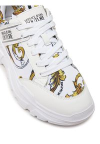 Versace Jeans Couture Sneakersy 78YA3SC2 Biały. Kolor: biały. Materiał: skóra #5