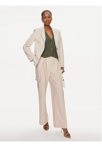 JOOP! Marynarka 30040357 Beżowy Modern Fit. Kolor: beżowy. Materiał: syntetyk