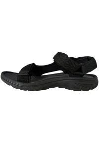 Sandały Lee Cooper LCW-24-34-2623MA czarne. Nosek buta: otwarty. Zapięcie: rzepy. Kolor: czarny. Materiał: materiał. Sezon: lato
