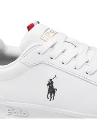 Polo Ralph Lauren Sneakersy Hrt Ct II 809860883003 Biały. Kolor: biały. Materiał: skóra #5