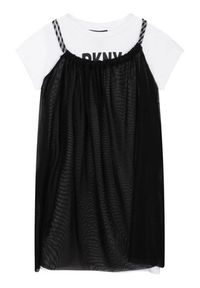 DKNY Sukienka codzienna D32872 D Czarny Regular Fit. Okazja: na co dzień. Kolor: czarny. Materiał: syntetyk. Typ sukienki: proste. Styl: casual #3