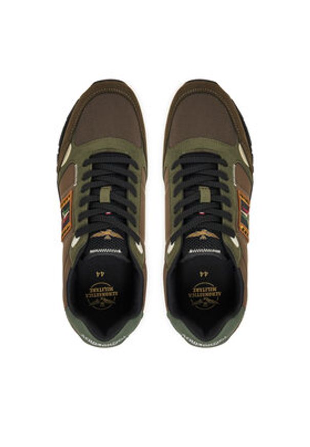 Aeronautica Militare Sneakersy 252SC0292UCT03331 Zielony. Kolor: zielony. Materiał: materiał