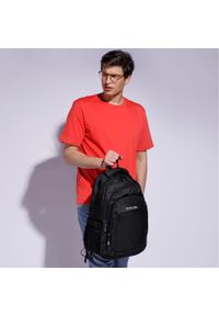 Wittchen - Męski plecak na laptopa 13"/14” klasyczny. Kolor: czarny. Materiał: poliester. Styl: klasyczny #6