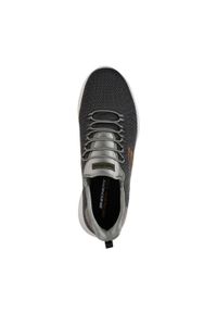 skechers - Buty do chodzenia męskie Skechers Dynamight. Kolor: zielony. Materiał: poliester, materiał. Sport: turystyka piesza