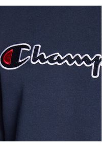 Champion Bluza Embroided Script Logo 217859 Granatowy Regular Fit. Kolor: niebieski. Materiał: syntetyk, bawełna