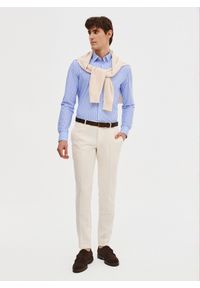 Pako Lorente - PAKO LORENTE - Dzianinowa koszula męska w paski. Materiał: dzianina. Długość rękawa: długi rękaw. Długość: długie. Wzór: paski #7