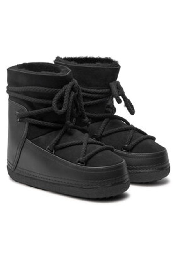Inuikii Śniegowce Classic Wedge 75101-008 Czarny. Kolor: czarny. Materiał: zamsz, skóra