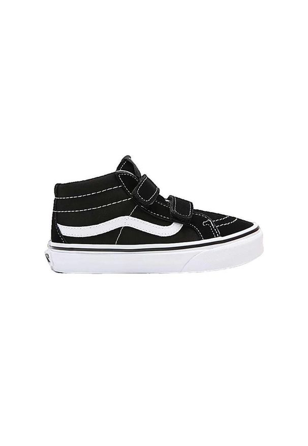 Buty Chłopak Vans Sk8 Reissue V czarny. Okazja: na co dzień. Kolor: czarny. Model: Vans SK8. Sport: turystyka piesza