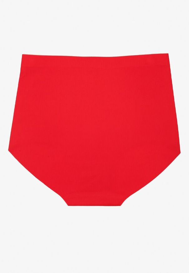 Renee - Czerwone Bezszwowe Majtki High Waist Navorila. Stan: podwyższony. Kolor: czerwony