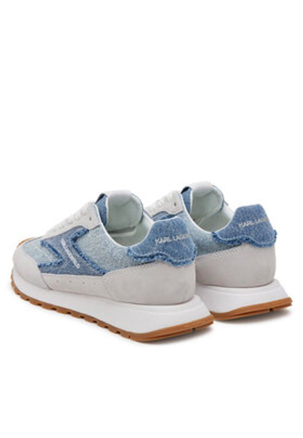 Karl Lagerfeld - KARL LAGERFELD Sneakersy KL61123A Szary. Kolor: szary. Materiał: materiał