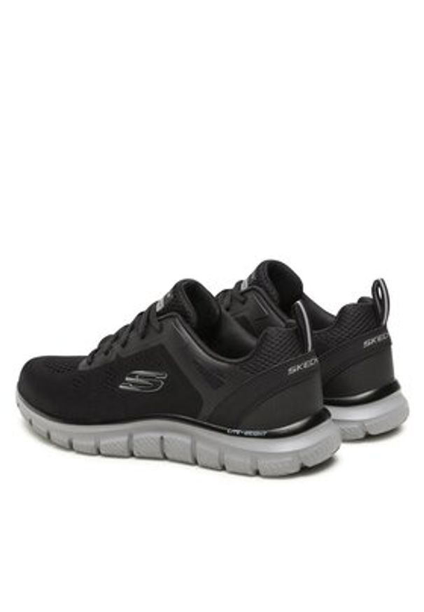 skechers - Skechers Sneakersy Track Broader 232698/BKCC Czarny. Kolor: czarny. Materiał: materiał