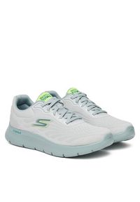 skechers - Skechers Sneakersy Go Walk Flex-Brendon 216687/WGY Biały. Kolor: biały. Materiał: materiał
