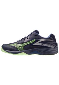 Buty do siatkówki dziecięce Mizuno Lightning Star Z7 Jr. Kolor: wielokolorowy, niebieski, zielony. Sport: siatkówka #1