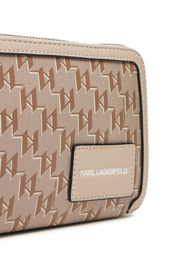 Karl Lagerfeld - KARL LAGERFELD Torebka A1W30185 Beżowy. Kolor: beżowy. Materiał: skórzane