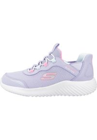 skechers - Tenisówki Skechers Model Bounder - Simple Cut Slip-ins Kolor Fioletowy. Kolor: fioletowy. Materiał: syntetyk, tkanina