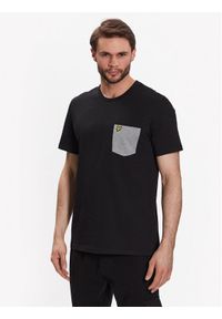 Lyle & Scott T-Shirt Contrast Pocket T-Shirt TS831VOG Czarny Regular Fit. Kolor: czarny. Materiał: bawełna #1
