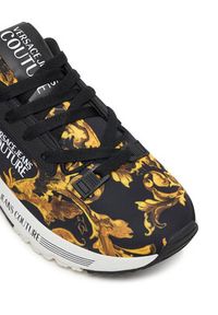 Versace Jeans Couture Sneakersy 79VA3SAA ZSC97 Czarny. Kolor: czarny. Materiał: materiał