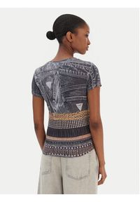 Guess T-Shirt W6RI05 KCCG0 Czarny Classic Fit. Kolor: czarny. Materiał: syntetyk #5