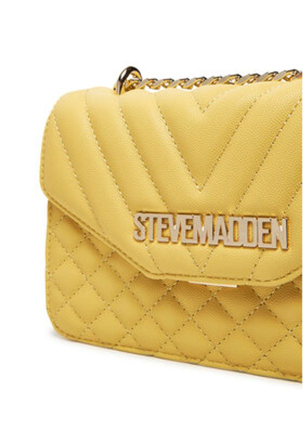 Steve Madden Torebka Bstake-2 SM13001704 Żółty. Kolor: żółty. Materiał: skórzane