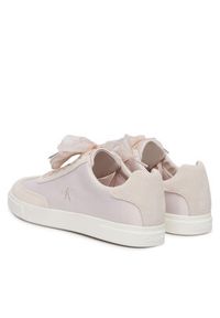 Calvin Klein Sneakersy Low Pro Cupsole Wt Satin Mix HW0HW03288 Brązowy. Kolor: brązowy. Materiał: materiał #6