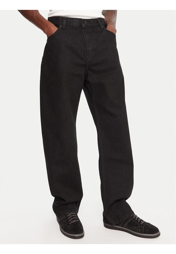 Quiksilver Jeansy EQYDP03498 Czarny Baggy Fit. Kolor: czarny