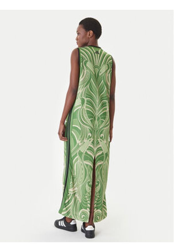 Adidas - adidas Sukienka codzienna Farm Rio Premium KD4620 Zielony Slim Fit. Okazja: na co dzień. Kolor: zielony. Materiał: syntetyk. Typ sukienki: proste. Styl: casual