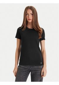 Calvin Klein Underwear Komplet t-shirtów LV00QS7485 Czarny Regular Fit. Kolor: czarny. Materiał: bawełna