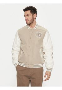 Guess Kurtka bomber M5RL19 WGU82 Khaki Regular Fit. Kolor: beżowy, brązowy. Materiał: syntetyk