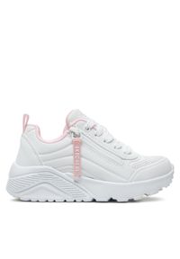 skechers - Skechers Sneakersy Uno Lite 310387L Biały. Kolor: biały. Materiał: skóra