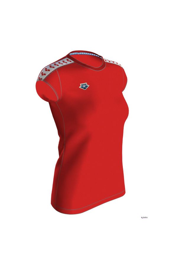 Koszulka damska Arena T-Shirt Team Icons. Kolor: biały, czerwony, wielokolorowy