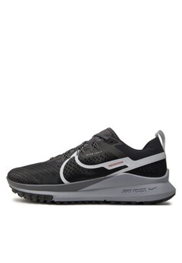 Nike Buty do biegania React Pegasus Trail 4 DJ6158 001 Czarny. Kolor: czarny. Materiał: materiał