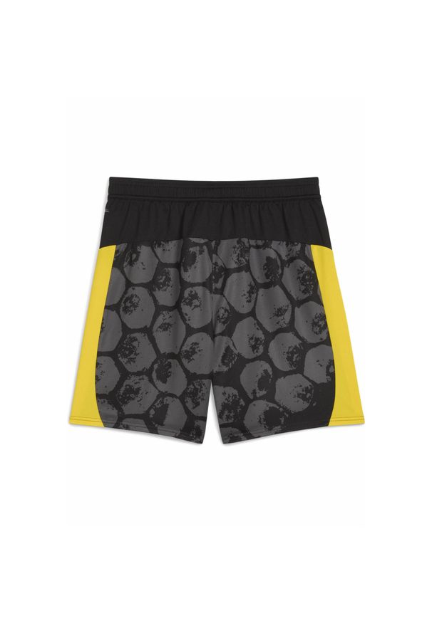 Puma - Męskie szorty KID SUPER × BORUSSIA DORTMUND PUMA. Kolor: żółty, wielokolorowy, czarny. Sezon: lato