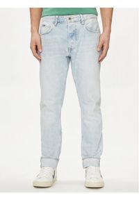 Pepe Jeans Jeansy PM207392 Błękitny Tapered Fit. Kolor: niebieski