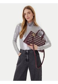 Armani Exchange Torebka XW000400 AF17155 MA043 Bordowy. Kolor: czerwony. Materiał: skórzane