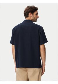 Jack & Jones Koszula Global Waffle Resort 12295551 Granatowy Relaxed Fit. Kolor: niebieski. Materiał: bawełna #3