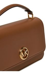 MICHAEL Michael Kors Torebka Delancey 30T4GD8S6L Brązowy. Kolor: brązowy. Materiał: skórzane