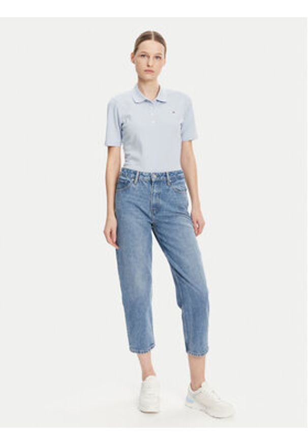 TOMMY HILFIGER - Tommy Hilfiger Jeansy WW0WW44365 Niebieski Tapered Fit. Kolor: niebieski