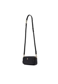 TOMMY HILFIGER - Tommy Hilfiger Torebka Th Daily Camera Bag Mono AW0AW18414 Czarny. Kolor: czarny. Materiał: skórzane #5