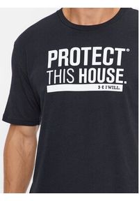 Under Armour T-Shirt Ua Protect This House Ss 1379022 Czarny Loose Fit. Kolor: czarny. Materiał: bawełna