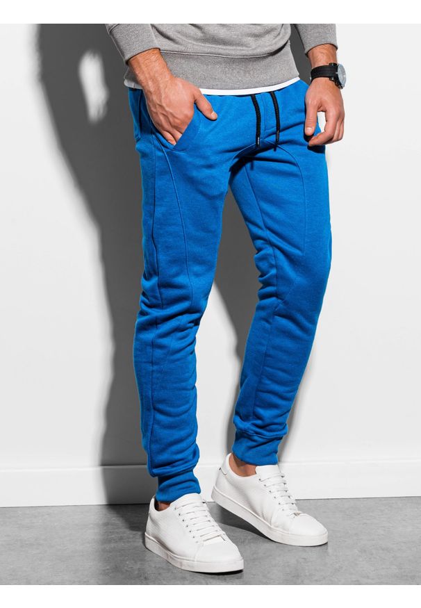 Niebieskie spodnie Ombre Clothing