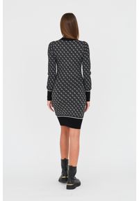 Guess - GUESS Czarna damska sukienka, Rozmiar M. Okazja: na co dzień. Kolor: czarny. Styl: casual #4