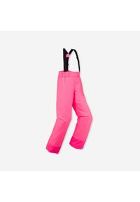 WEDZE - Spodnie narciarskie dla dzieci Wedze - 100. Kolor: różowy. Materiał: materiał. Sport: narciarstwo