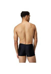 Speedo - Męskie Spodenki Kąpielowe Aquashort Dual Logo. Kolor: niebieski. Styl: sportowy