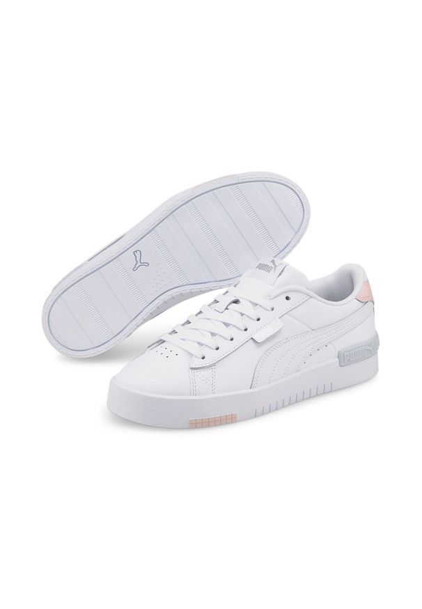 Trenerzy damscy Puma Jada. Kolor: biały. Materiał: guma, syntetyk, materiał. Sport: turystyka piesza