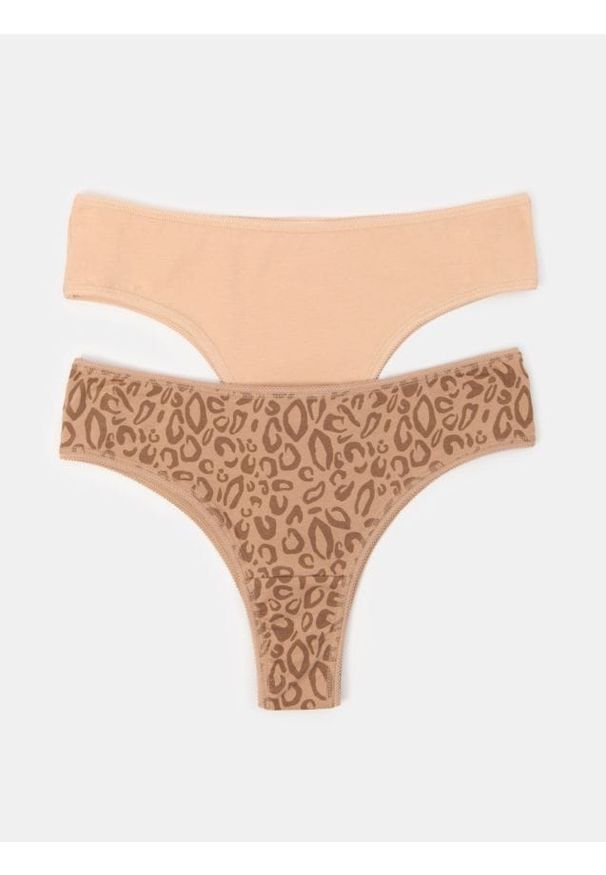 Sinsay - Majtki brazyliany 2 pack - wielobarwny