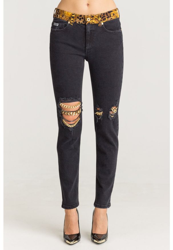 Versace Jeans Couture - JEANSY SLIM FIT VERSACE JEANS COUTURE. Stan: podwyższony. Styl: klasyczny