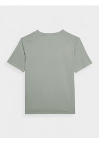 outhorn - T-shirt z nadrukiem męski - miętowy. Okazja: na co dzień. Kolor: miętowy. Materiał: bawełna, dzianina. Wzór: nadruk. Styl: casual #2